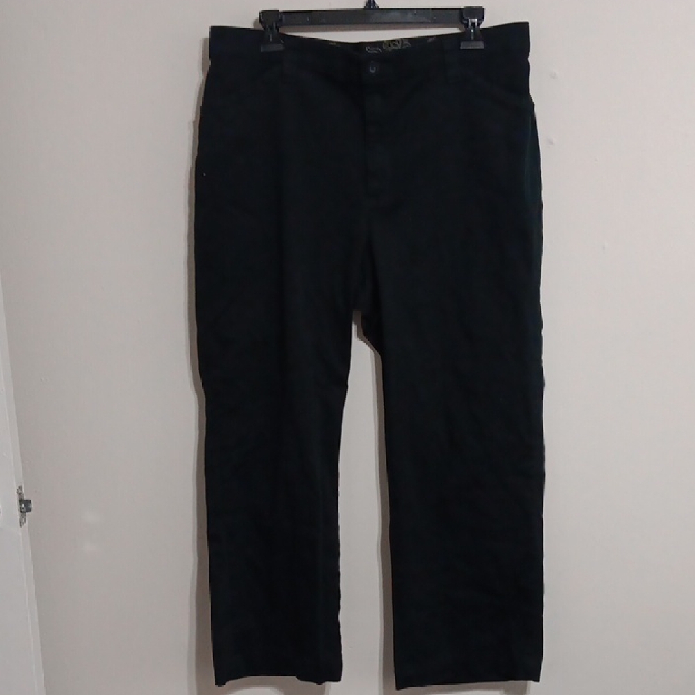 Lee Black Dress Pants Comfort Waistband Fit